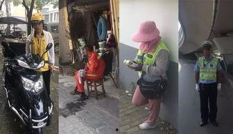 外卖小哥吃瓜搞笑,街头“瓜王”的欢乐日常