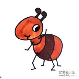 蚂蚁吃瓜画画教程